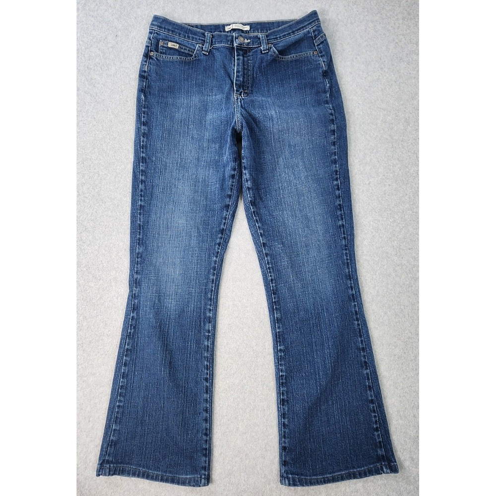 Lee Relaxed Bootcut Jeans Womens 10 Medium Blue Ladies Casual Western‎ Wear